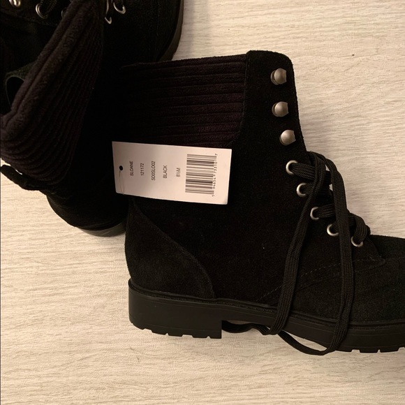 NEW Splendid women’s black suede leather boots - Picture 5 of 7